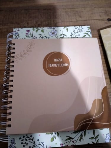 Customer photo review of Yıllık Kaza İbadetlerim Defteri