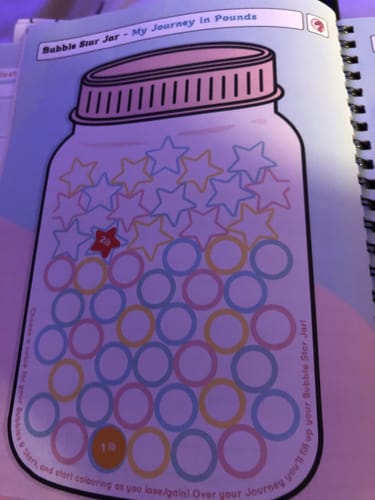 Customer photo review of Bubble Star Jar & Stickers