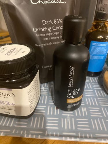 Customer photo review of Black Seed Oil, Ethiopian, Raw Virgin Cold Pressed nigella sativa Oil (100ml)
