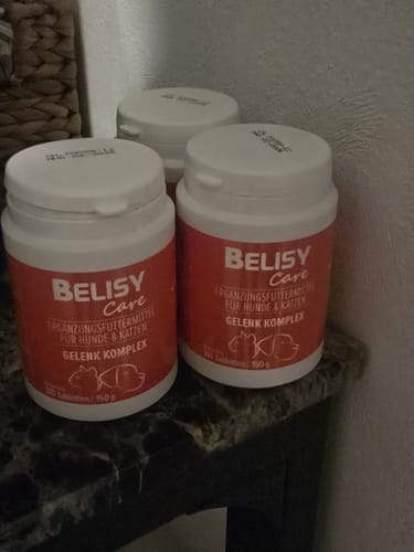 Kundenbewertung mit Foto zu BELISY > Gelenk Komplex < Gelenktabletten für Hunde & Katzen - 100 Tabletten