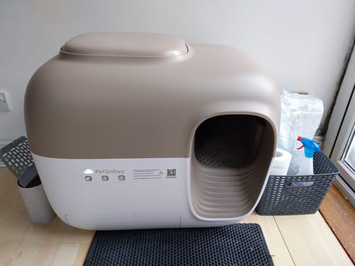 Customer photo review of Self-Cleaning Litter Box