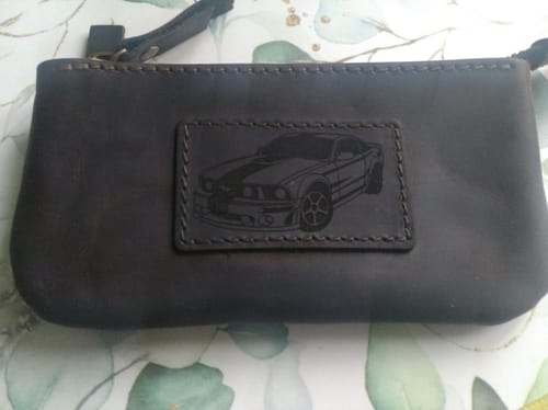 Customer photo review of Шкіряна ключниця ручної роботи, сумка для ключів зі шкіри з гравіюванням