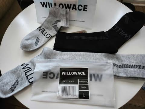 Customer photo review of Men's Alpaca Socks