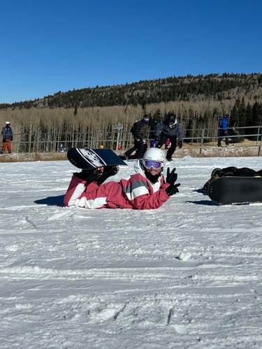 Customer photo review of Women's Snowboard Ski Suits Anorak Insulated Jacket and Pants