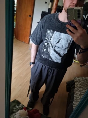 Customer photo review of Dandadan Random Vintage T-Shirt