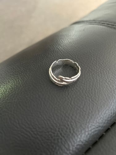 Customer photo review of Feather From An Angel Ring