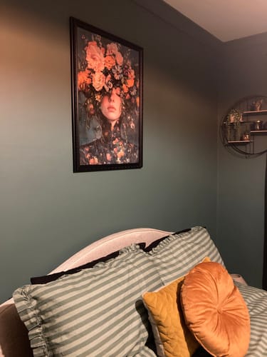 Customer photo review of Victorian Flowers Print
