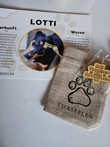 Customer photo review of Spruch Schlüsselanhänger