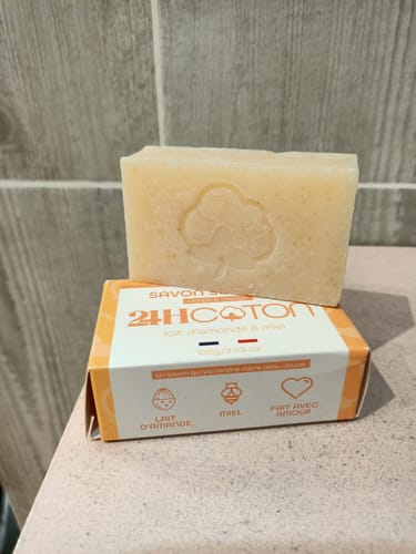 Customer photo review of Savon Surgras | Lait d'Amande & Miel