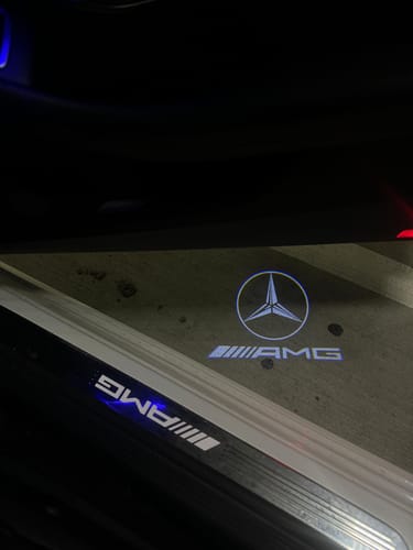 Customer photo review of MERCEDES DOOR LIGHTS