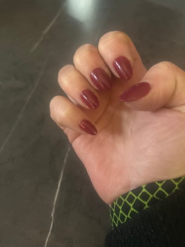 Customer photo review of Mulled Wine - Press On Nails