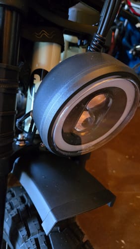 Customer photo review of Headlight 52V (V2 Scrambler / Harlem)