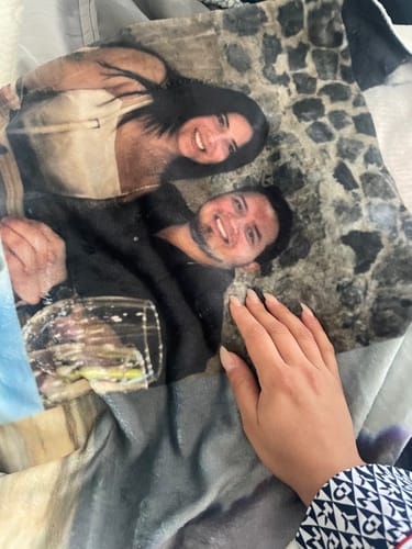 Customer photo review of Cobija frazada personalizable