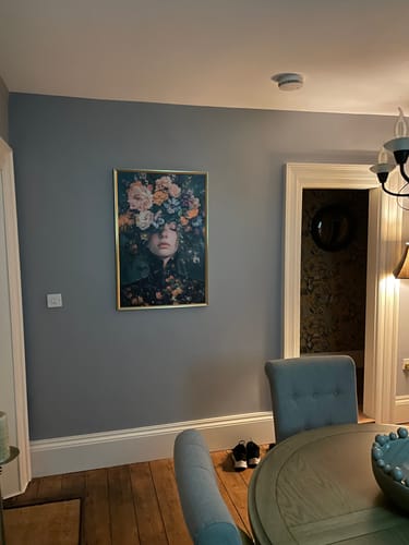 Customer photo review of Victorian Flowers Print