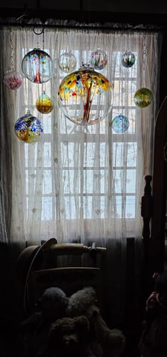 Customer photo review of Wish Ball Ornament, Wildflower