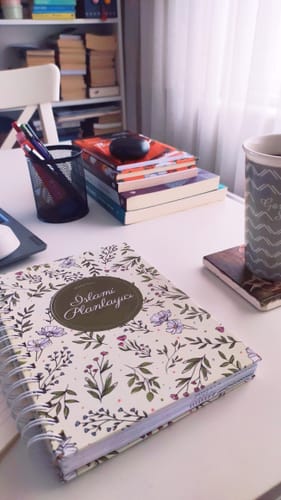 Customer photo review of İbadet Rehberi İslami Planlayıcı Çiçek Desenli Kapak