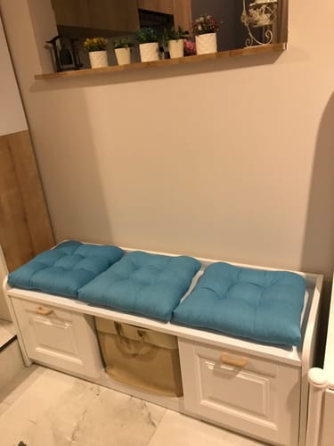 Customer photo review of Rani EB101 Modern Ayakkabılık Ayakkabı Dolabı Beyaz - Mermer Desenli