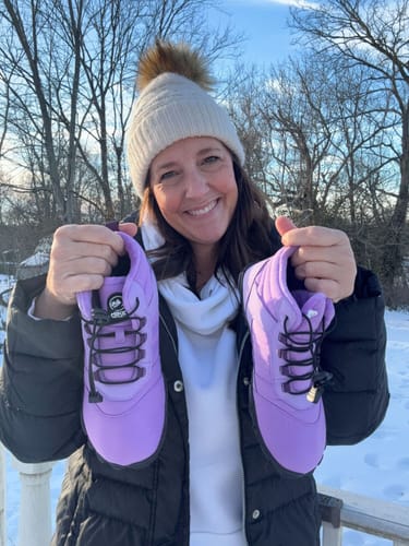 Customer photo review of Kasdava Pro - Non-slip & Waterproof Winter Barefoot Shoe (Unisex)