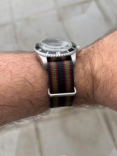 Customer photo review of 007 Bond Nylon Strap- Five Eye