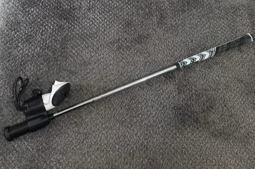 Customer photo review of DriVR Elite Chrome - Stepped Steel Weighted Golf Club - Compatible with Quest 2, 3/3s, and Pro