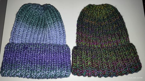 Customer photo review of PassioKnit Chunky Beanie Pattern