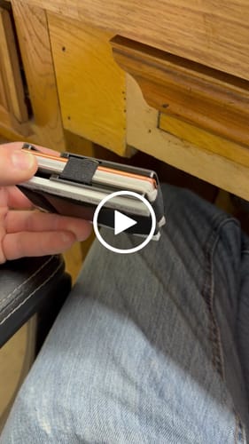 Customer video review of 717 Supply Forged Carbon Wallet - Black & Blue