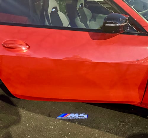 Customer photo review of BMW F SERIES DOOR LIGHTS