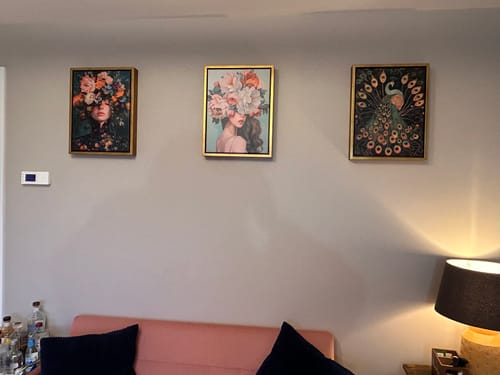Customer photo review of Victorian Flowers Print