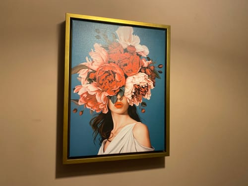 Customer photo review of Rose Veil Print