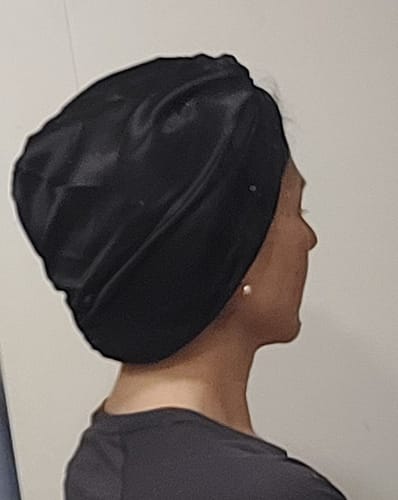 Customer photo review of Turbante Seda Mulberry