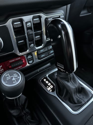 Customer photo review of Jeep JL or JT Street Flow Shifter Handle