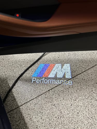 Customer photo review of BMW G SERIES DOOR LIGHTS