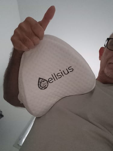 Avis photo d'un client sur Housse amovible et lavable - Coussin contre les douleurs articulaires