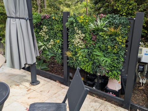 Customer photo review of Luxury Triptych Vertical Garden / Living Wall Set 3 Of Pieces 1m X 1m (3 SQM Set) UV Resistant