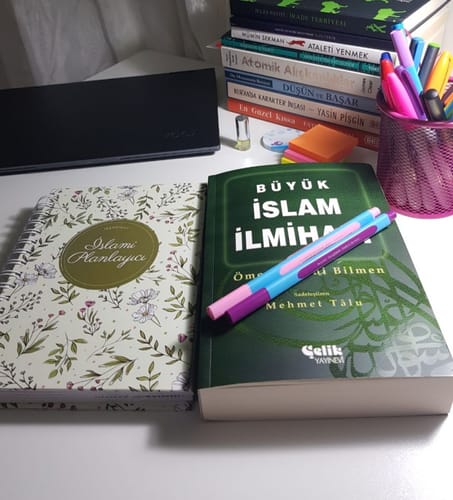 Customer photo review of İbadet Rehberi İslami Planlayıcı Çiçek Desenli Kapak