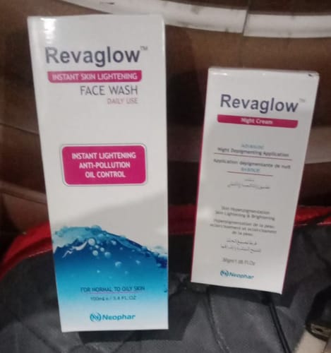Customer photo review of Revaglow Combo Pack