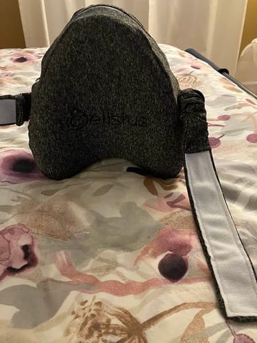 Avis photo d'un client sur Housse fraîche avec velcro en couleur - Coussin genoux Cellsius