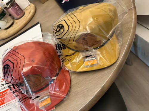 Customer photo review of Custom Leather Patch Rope Hat - Richardson 256 UMPQUA