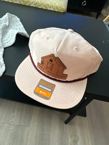 Customer photo review of Custom Leather Patch Rope Hat - Richardson 256 UMPQUA