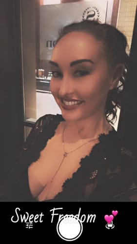 Customer photo review of Milani Black Long Sleeve Lace Crochet Jumpsuit