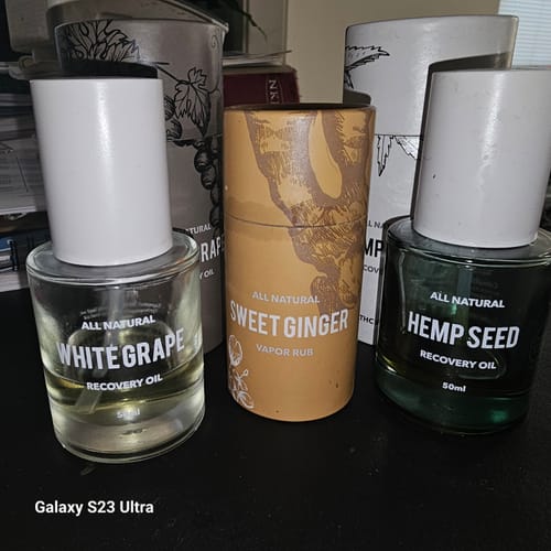 Customer photo review of White Grape Recovery Oil