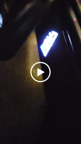 Customer video review of BMW F SERIES DOOR LIGHTS