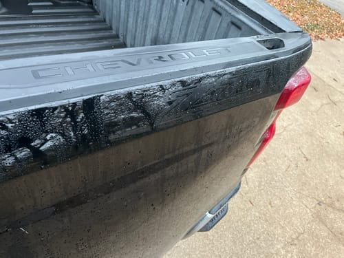 Customer photo review of Set of 2: Z71 die-cut vinyl decal for 2021-2022 Chevrolet Silverado