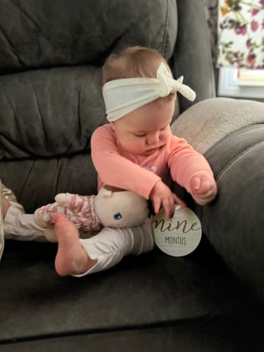 Customer photo review of Personalized Pudding Baby Girl - Light