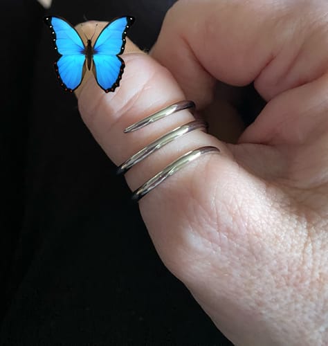 Customer photo review of Molto Spiral Wrap Ring