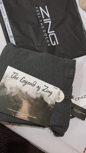 Customer photo review of Ultra Premium Comfort Hoodie - Black Melange