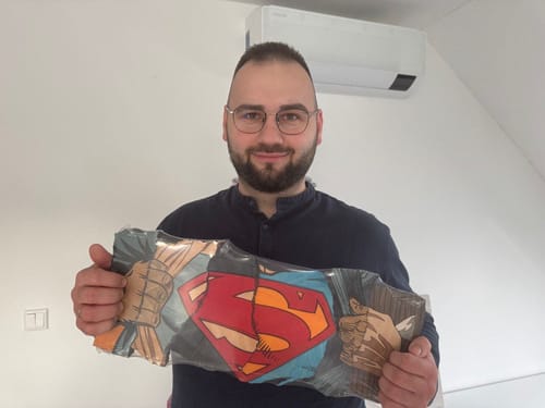 Customer photo review of SUPERMAN THROUGH THE YEARS POSTER