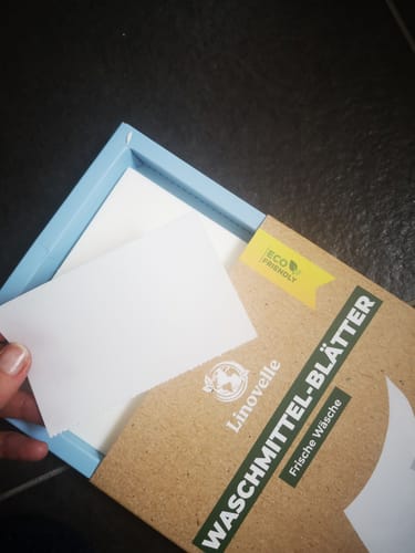 Customer photo review of Waschmittelblätter + 50 Extra GRATIS Wäschen
