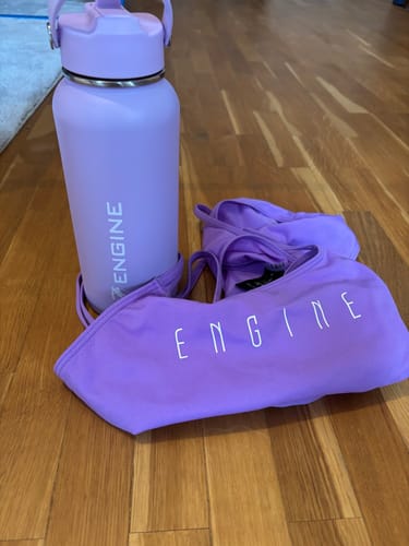 Customer photo review of Stainless Steel Drink Bottle 1 Litre