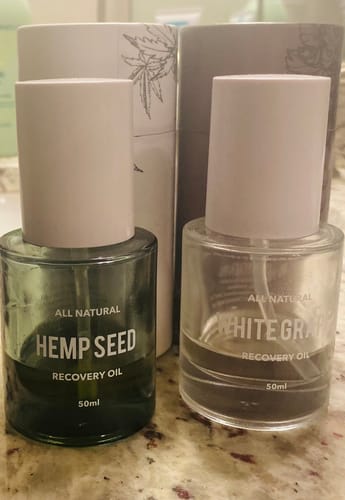 Customer photo review of Hemp Seed Recovery Oil